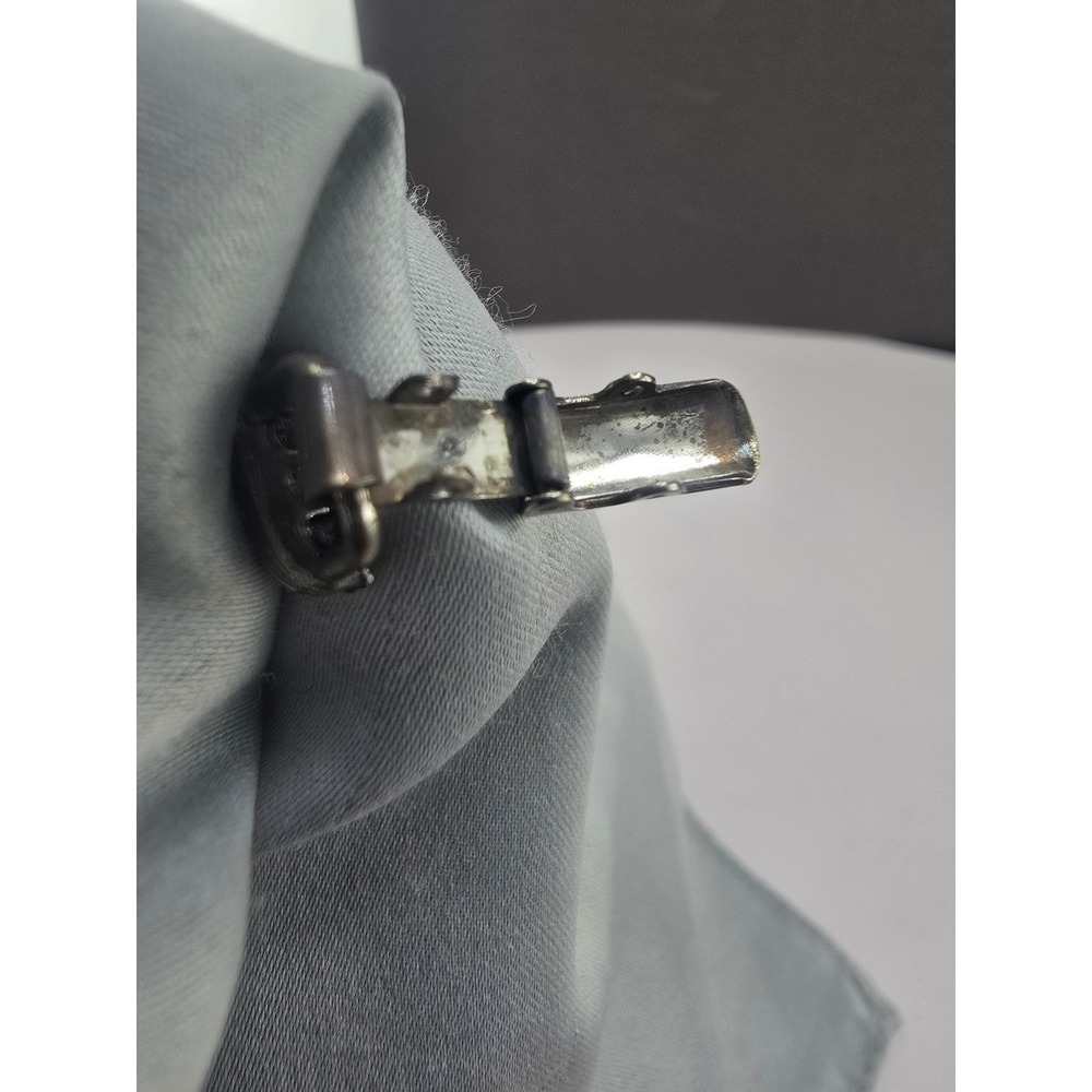 Lenox Bracelet Sterling Silver Heart Footprints Sand Snake Chain RARE 7in - Picture 11 of 16